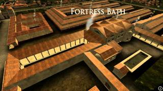 Animation of ancient Roman Fort in Caerleon Wales [upl. by Er]