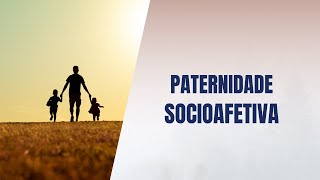 Paternidade socioafetiva [upl. by Manaker]