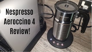 Nespresso Aeroccino 4 Milk Frother Review  Worth upgrading from the Aeroccino 3 [upl. by Aik]