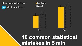 Ten Statistical Mistakes in 5 Min [upl. by Bjorn]