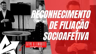 DIREITO DE FAMÍLIA Reconhecimento de filiação socioafetiva [upl. by Appolonia]