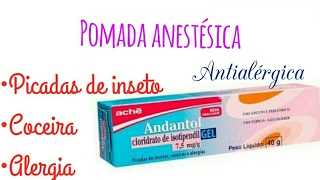 Resenha PomadaAndantol Gel [upl. by Akinhoj328]