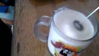 Aerolatte Review Frothing Cold Milk In Under 1 Minute [upl. by Heater52]